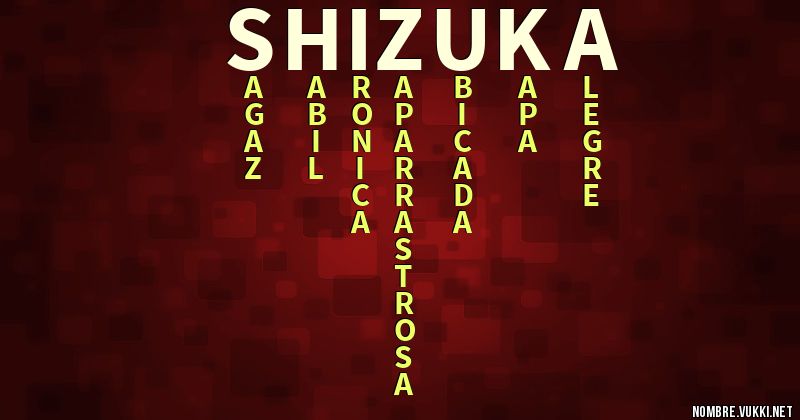 Acróstico shizuka