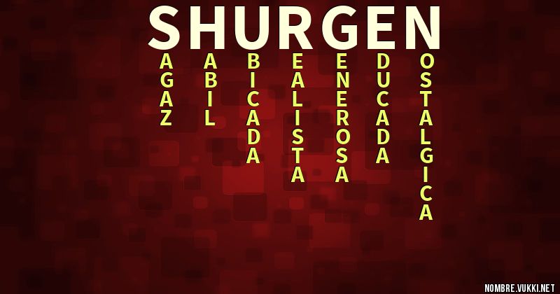 Acróstico shurgen