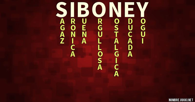 Acróstico siboney