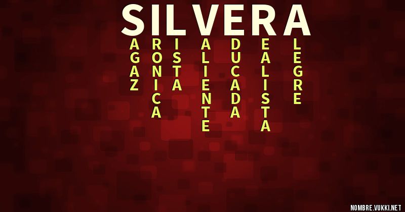 Acróstico silvera