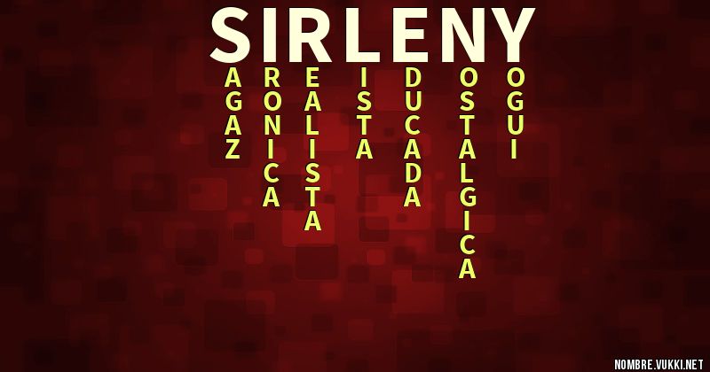 Acróstico sirleny