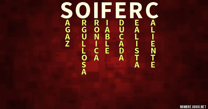 Acróstico soiferç
