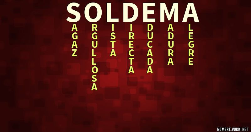 Acróstico soldema