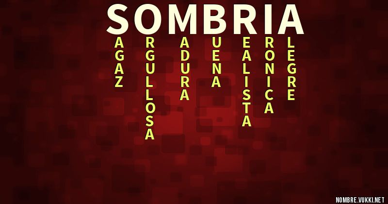 Acróstico sombria