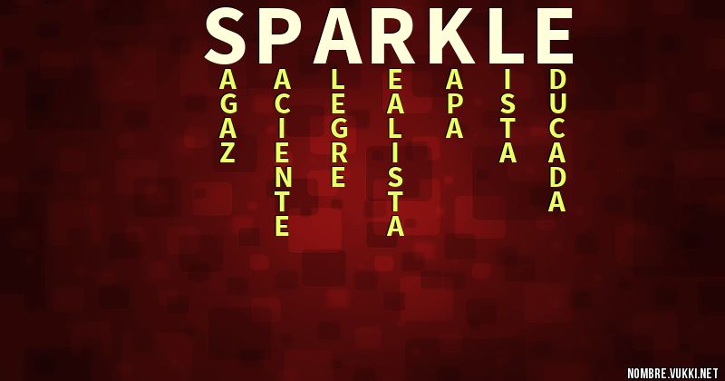 Acróstico sparkle