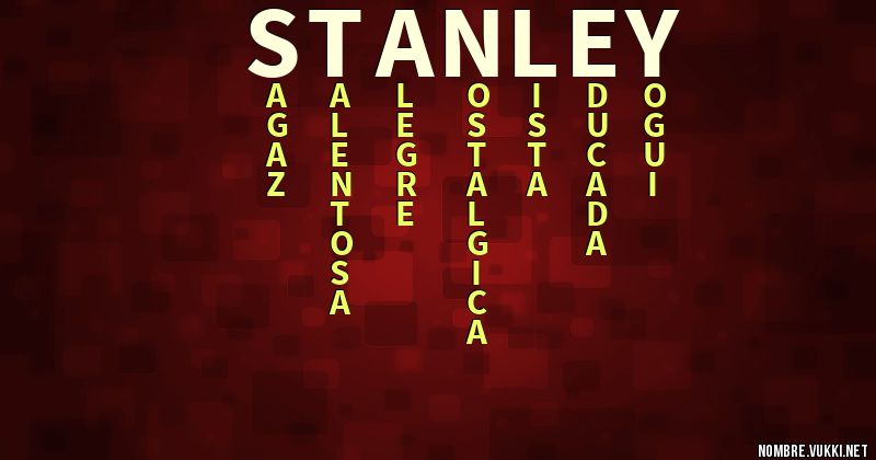 Acróstico stanley