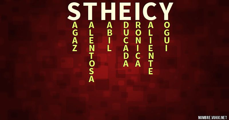 Acróstico stheicy