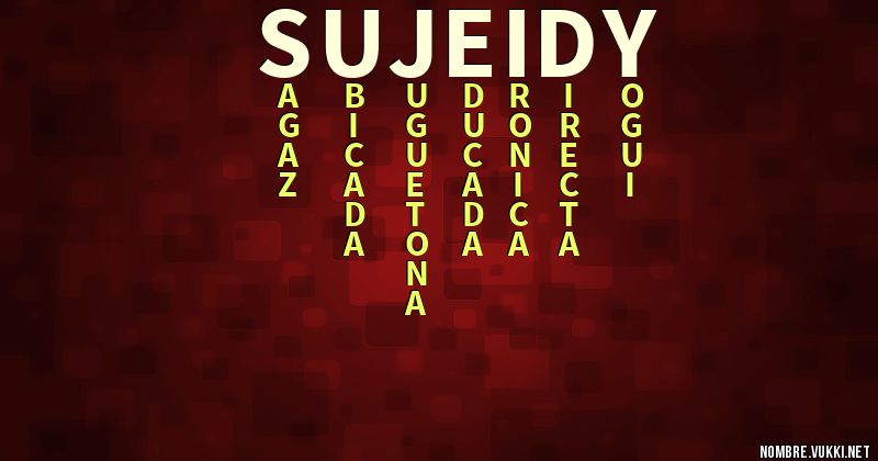 Acróstico sujeidy