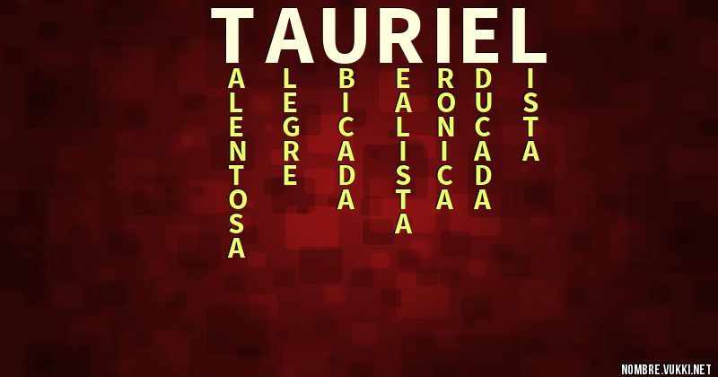 Acróstico tauriel