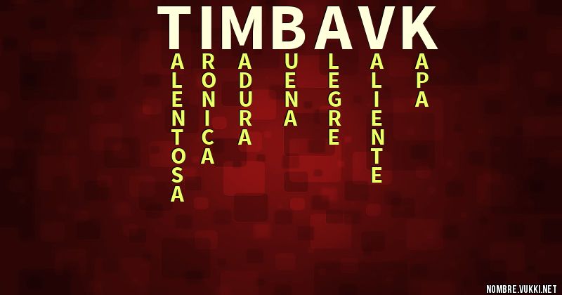 Acróstico timba vk