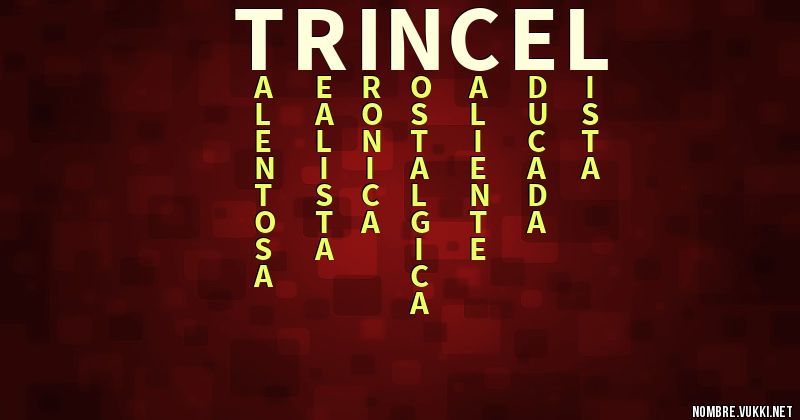 Acróstico trincel