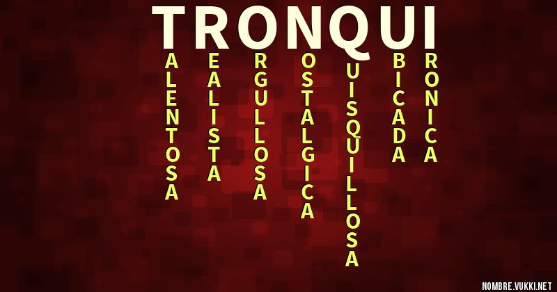Acróstico tronqui