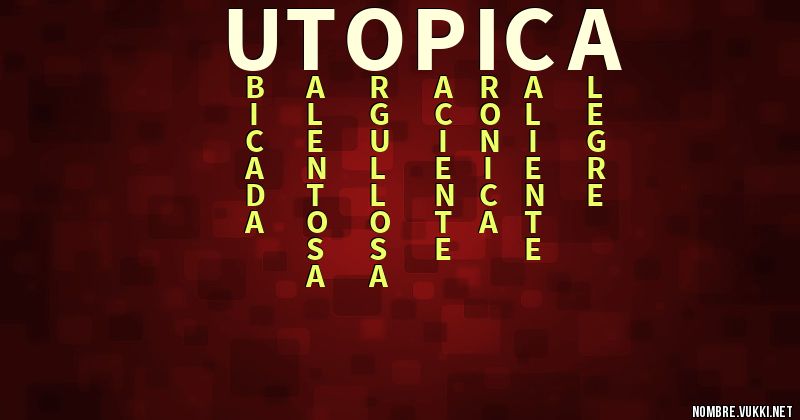 Acróstico utopica