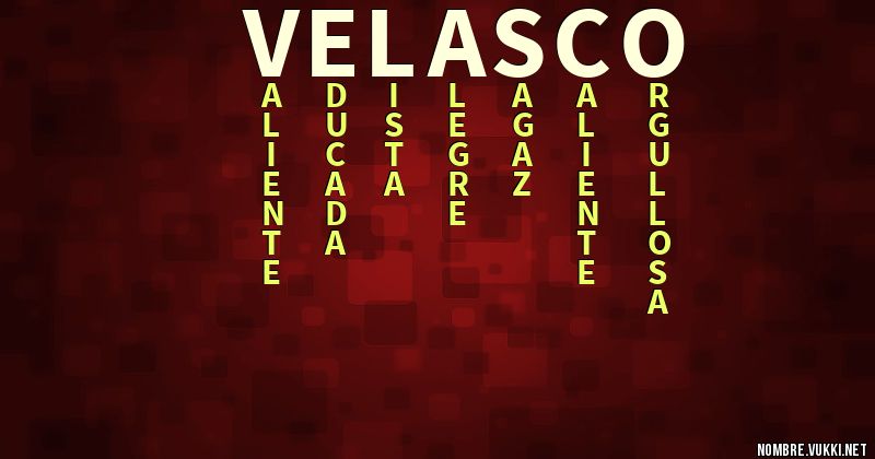 Acróstico velasco