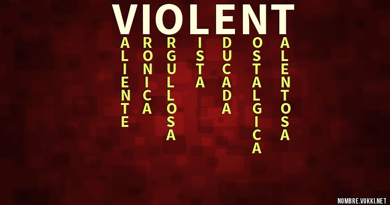 Acróstico violent