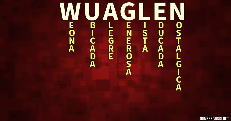 Acróstico wuaglen