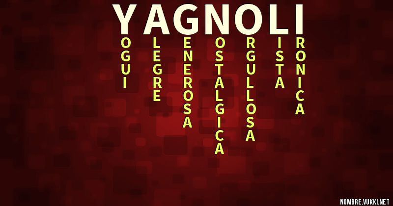 Acróstico yagnoli