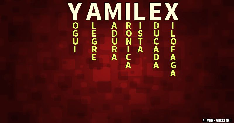 Acróstico yamilex