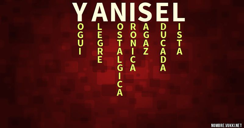 Acróstico yanisel