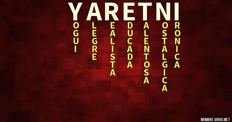 Acróstico yaretni