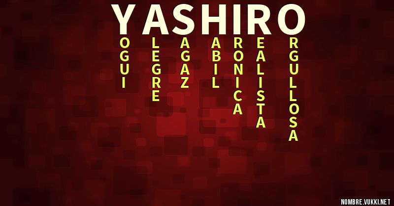 Acróstico yashiro