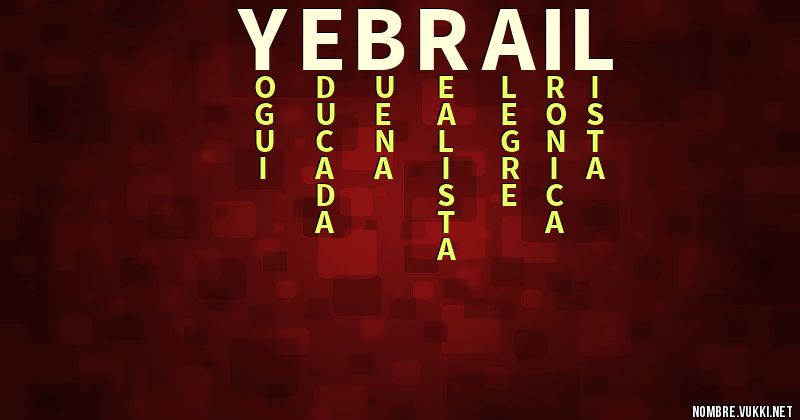 Acróstico yebrail