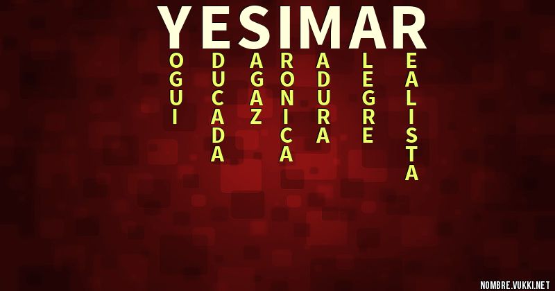 Acróstico yesimar