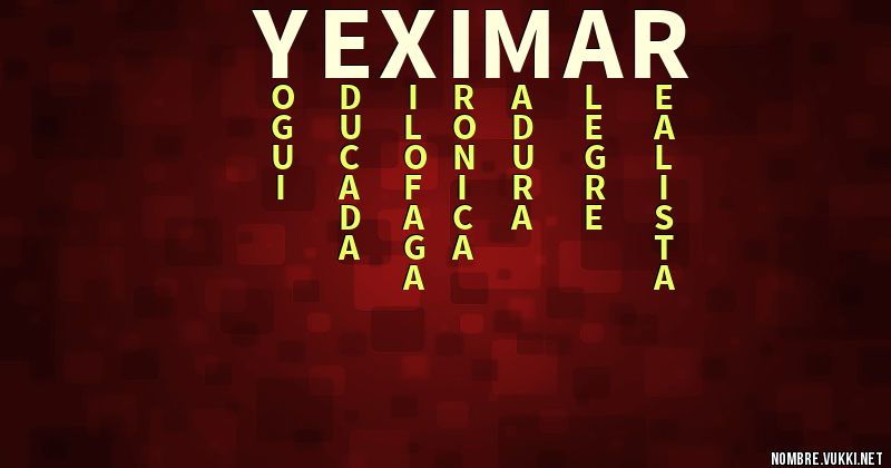 Acróstico yeximar
