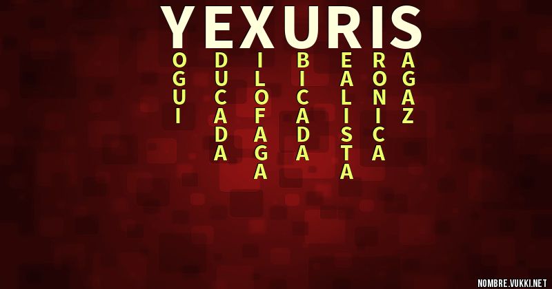 Acróstico yexuris