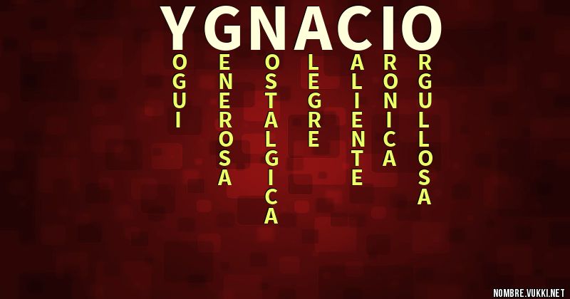 Acróstico ygnacio