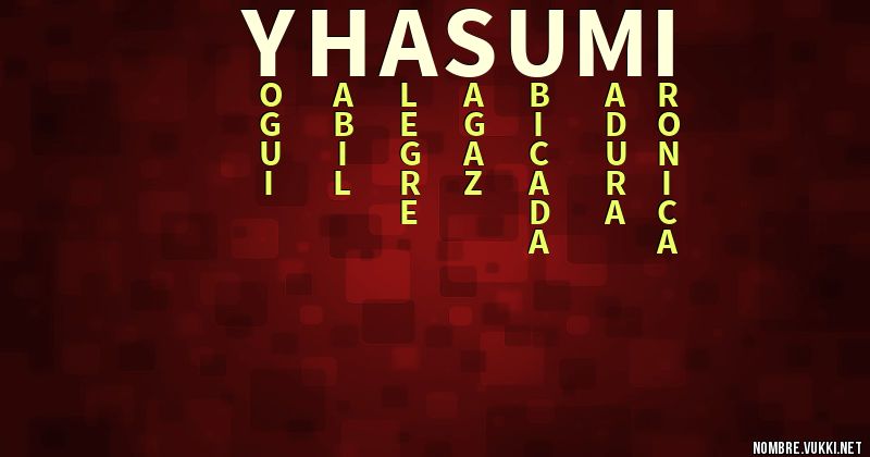 Acróstico yhasumi