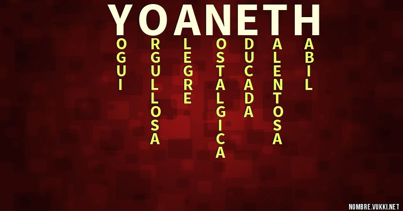 Acróstico yoaneth