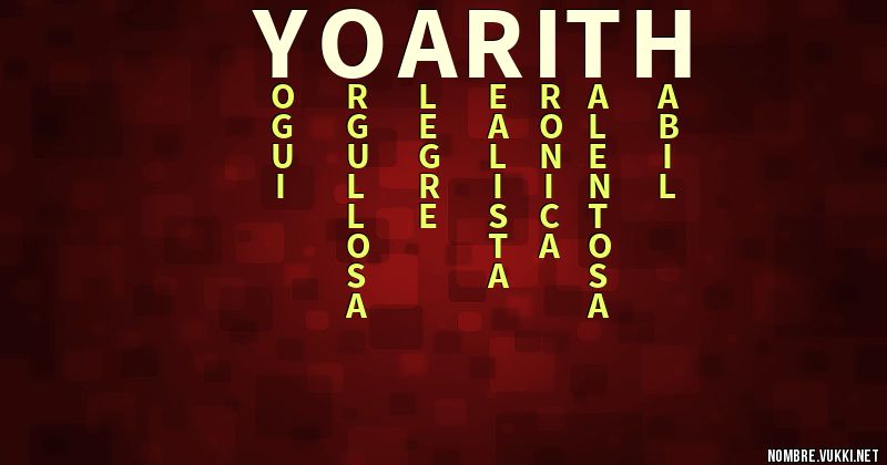 Acróstico yoarith