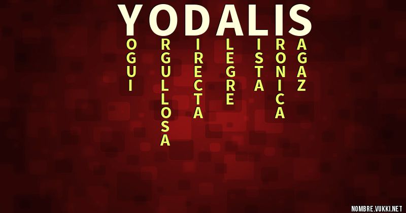 Acróstico yodalis