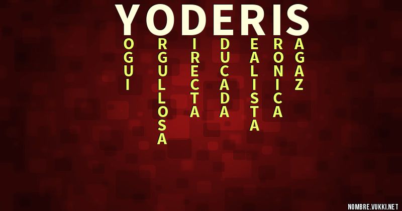 Acróstico yoderis