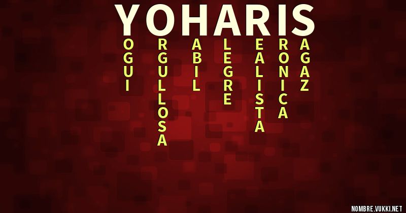 Acróstico yoharis