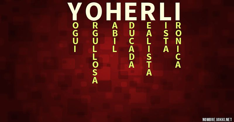 Acróstico yoherli