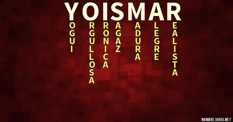 Acróstico yoismar