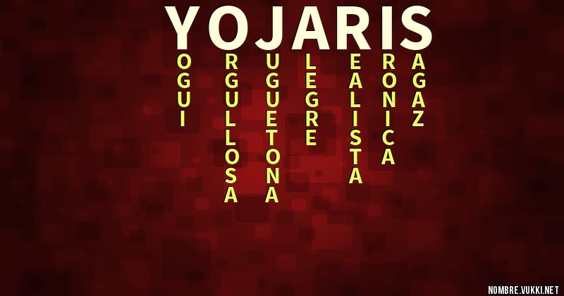 Acróstico yojaris