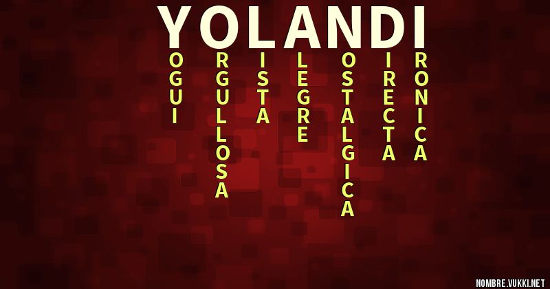 Acróstico yolandi