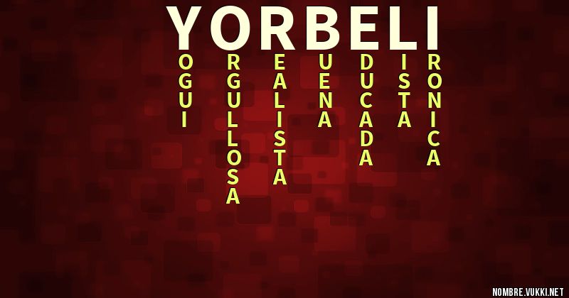 Acróstico yorbeli