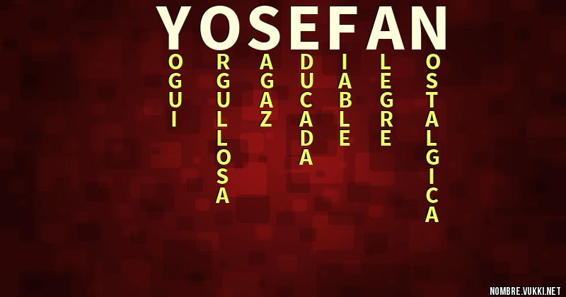 Acróstico yosefan