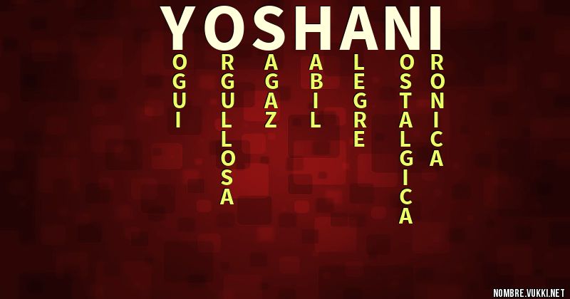 Acróstico yoshani