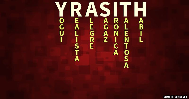 Acróstico yrasith