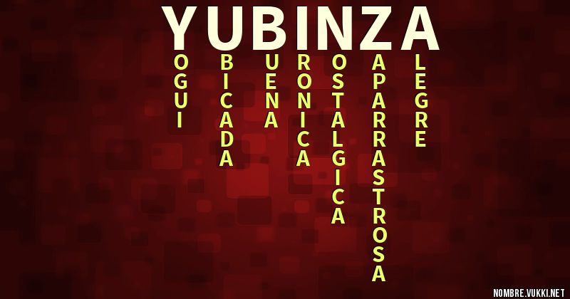 Acróstico yubinza