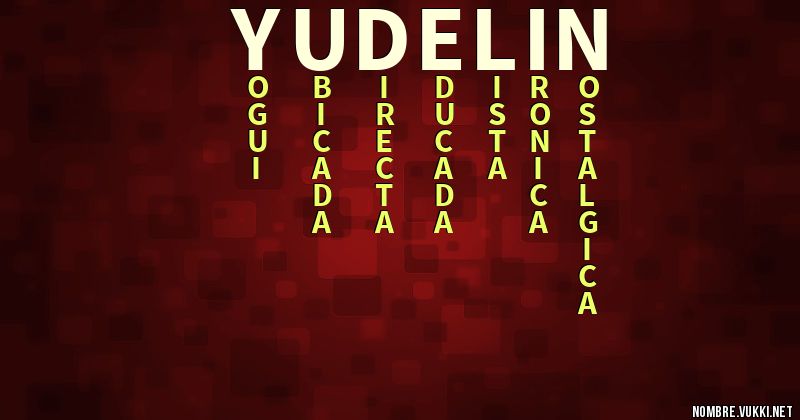 Acróstico yudelin