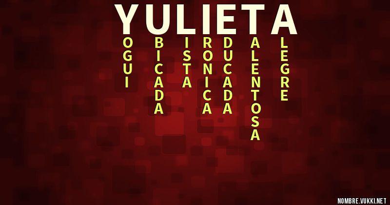 Acróstico yulieta