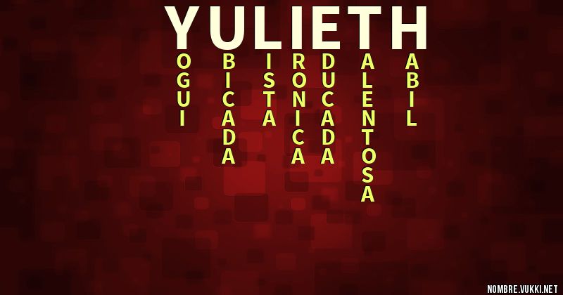 Acróstico yulieth