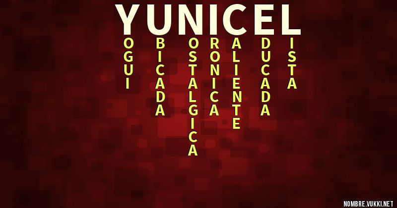 Acróstico yunicel