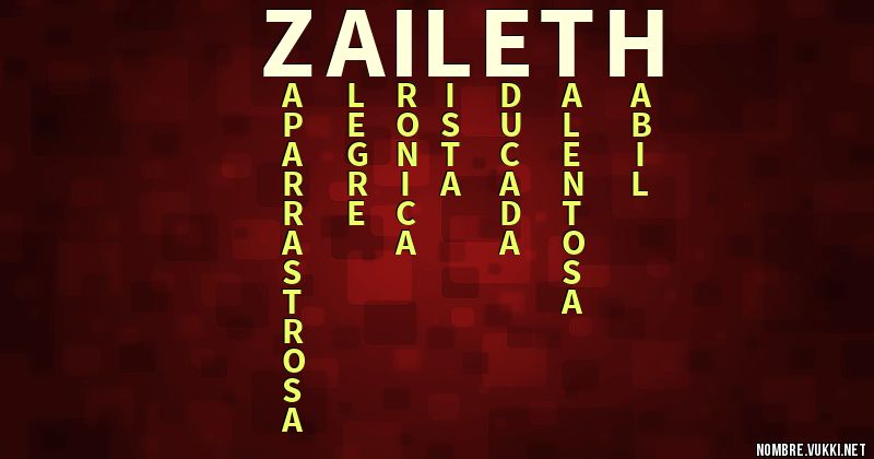 Acróstico zaileth